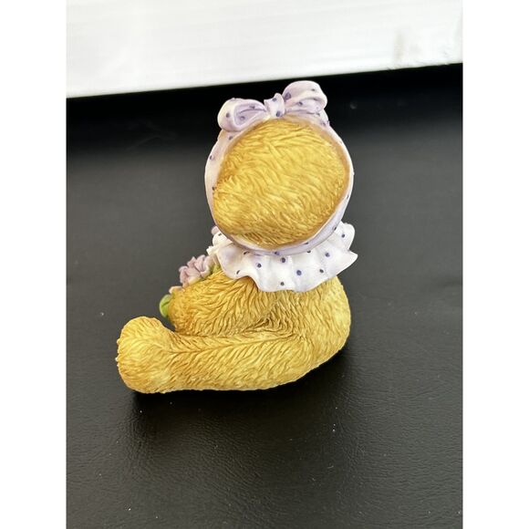 Cherished Teddies 726222 Violet "A Faithful Friend Will Always Remain True" - Picture 3 of 6